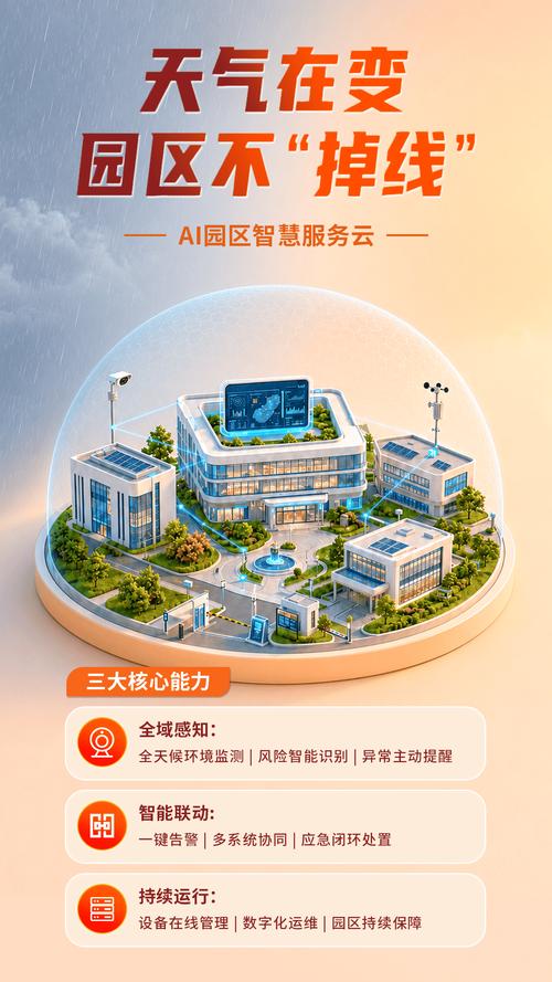 極端天氣頻發背景下，研祥AI園區智慧安全管理解決方案與園區管理服務升級
